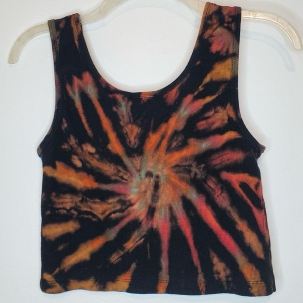 Forever 21 Tie Dye Crop Tank Top - Picture 3 of 7